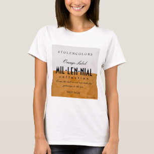Colección Milenial Camiseta Corta Cuadrada de Canv