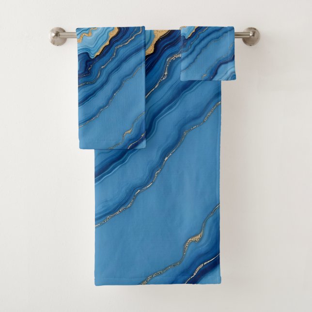 Colección moderna de mármol azul de oro de Azure (In situ)