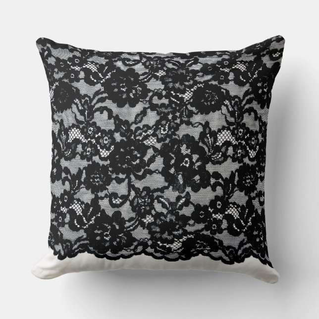 Colección negra antigua del cordón: Almohada (Anverso)