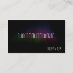 Colección negra híper: Tarjeta de visita oscura de