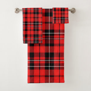 Colección popular tartán de plaqueta roja tradicio
