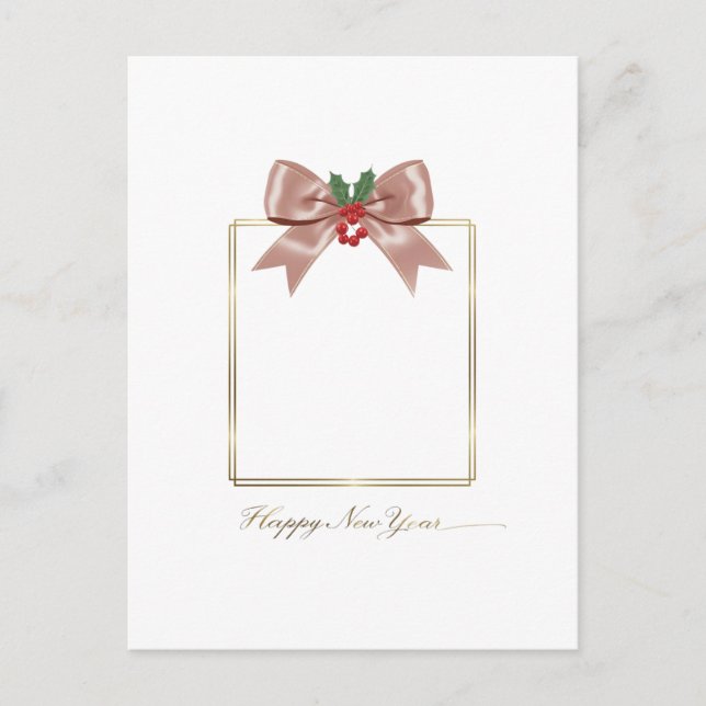 Colección Prestigio: Tarjeta de Navidad Preppy Vin (Anverso)