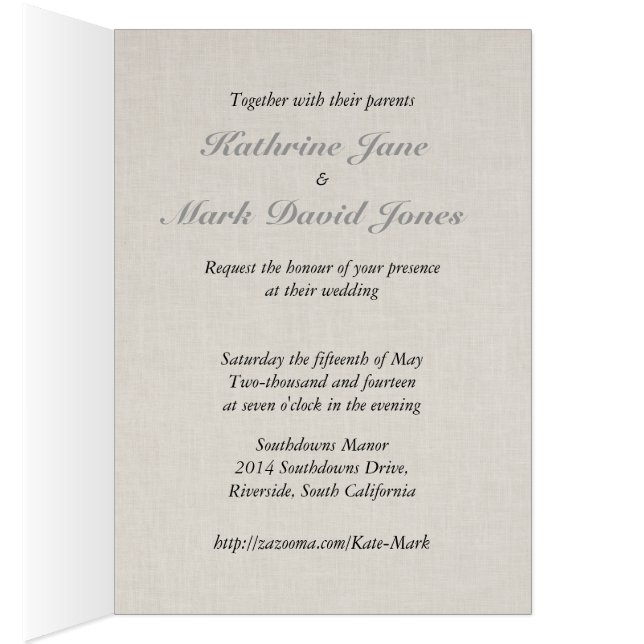 Colección SmartElegance Gray Boda (Interior (Derecha))