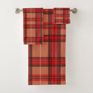 Colección Trendy Tartan de Plantas Rojas Tradicion