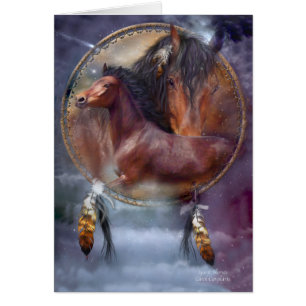 Coleccionable ArtCard de los caballos del alcohol