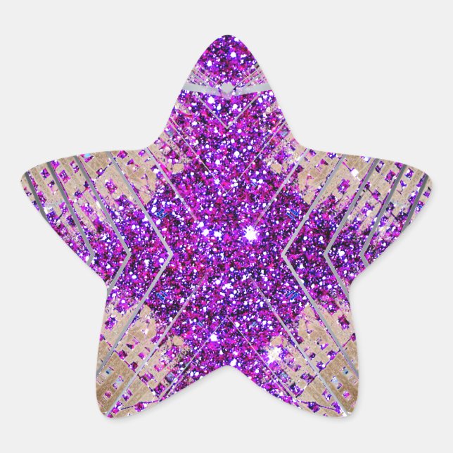 Coleccionables de Pegatinas de estrellas futurista (Anverso)