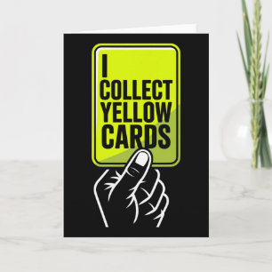 Colecciono Tarjetas Amarillas Fanático Jugador De 