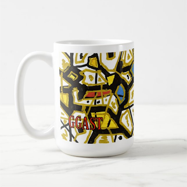Colectivo de tazas artísticas "ORO" (Izquierda)