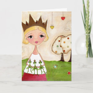 Colector de la rana - tarjeta de felicitación