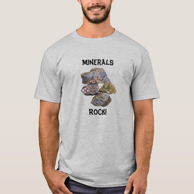 Colectores de rock de mineros Graciosa camiseta (Anverso)
