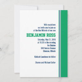 Colegio Bar Mitzvah Invitación