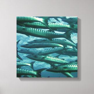 Colegio de Impresión de Canvas de Pescado Verde