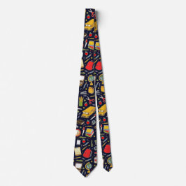 Colegio de profesores con corbata de cuello