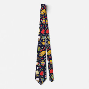 Colegio de profesores con corbata de cuello