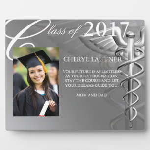 colegio médico caduceus foto placa