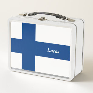 Colegio simple Bandera de Finlandia Souvenir perso