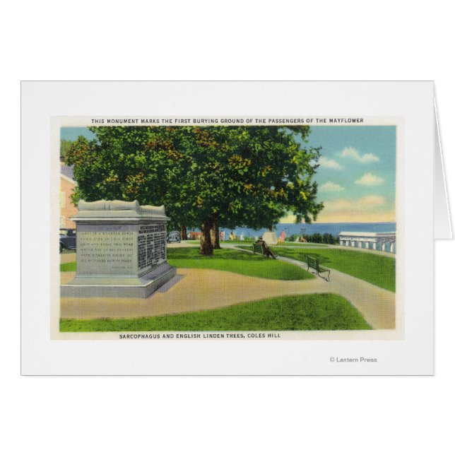 Coles Hill View of Mayflower Buriment (Anverso (Horizontal))