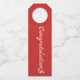 Colgador de Botella -Felicidades