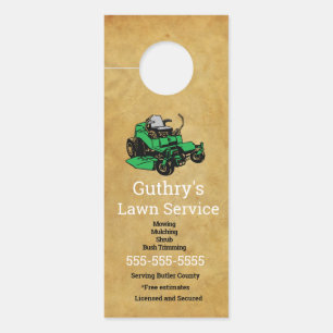 Colgador de la puerta del servicio del jardín