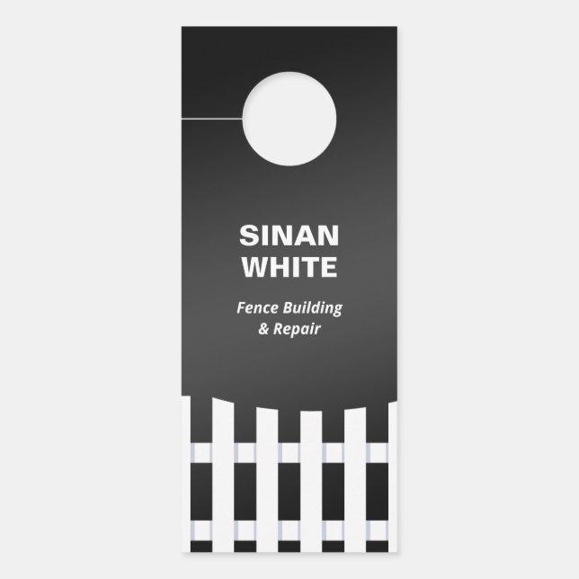 Colgador de puerta de cercado (Anverso)