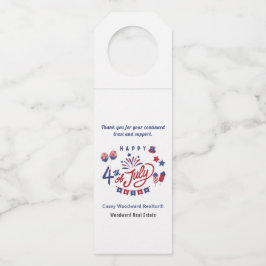 Colgador Para Botellas 4 de julio de Estados Unidos | Celebración patriót