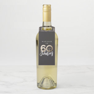 Colgador Para Botellas 60 y fabuloso gracias a la fiesta de cumpleaños mo