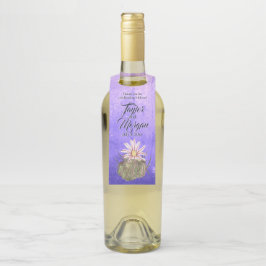 Colgador Para Botellas Acuarela Cactus de Bloom Blanco