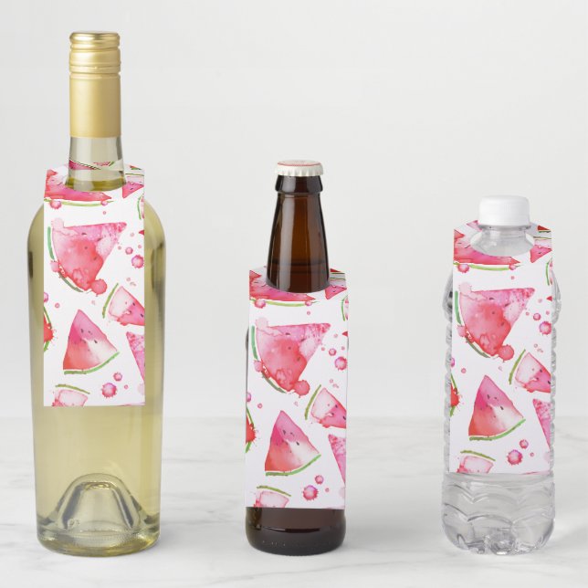 Colgador Para Botellas Acuarela Sandía 1 (In situ)