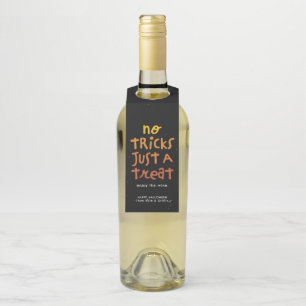 Colgador Para Botellas Adulto divertido de Halloween sin trucos sólo un r