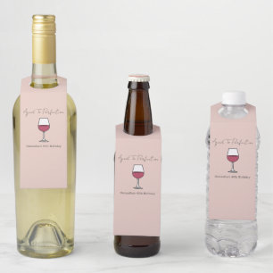 Colgador Para Botellas Ageto A Perfection Wine 40 cumpleaños