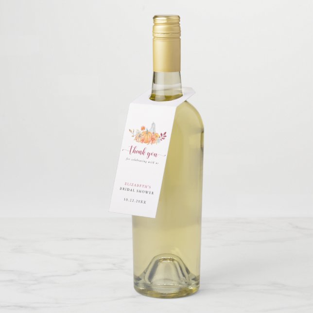 Colgador Para Botellas Agradecimiento de guión de calabaza de la ducha nu (En perspectiva)