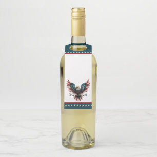 Colgador Para Botellas Águila calva norteamericana/estadounidense patriót