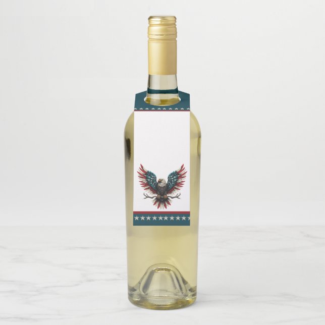 Colgador Para Botellas Águila calva norteamericana/estadounidense patriót (En botella)