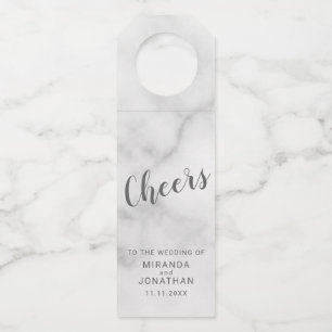 Colgador Para Botellas "Anima" la boda elegante con clase del mármol de