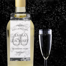 Aniversario de bodas de diamante 60 elegante