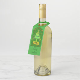 Colgador Para Botellas Árbol de Navidad Celta
