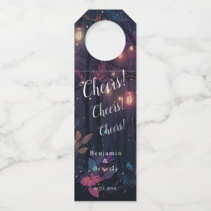 Colgador Para Botellas Arte de fantasía de spray floral personalizado