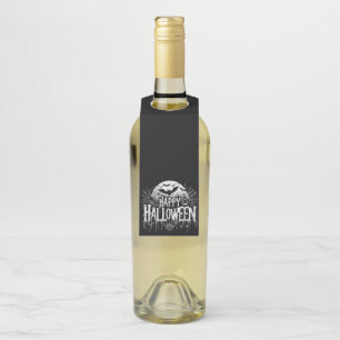 Colgador Para Botellas Arte de Halloween feliz
