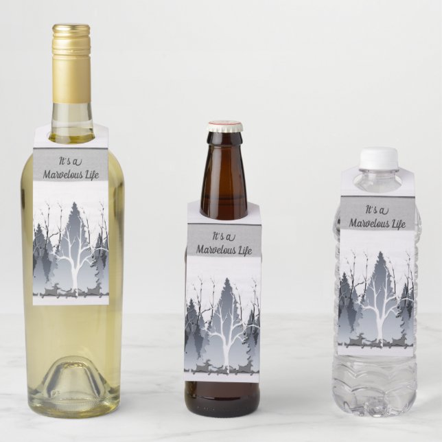 Colgador Para Botellas Azure Winter Marvels (In situ)