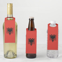 Colgador Para Botellas Bandera albanesa