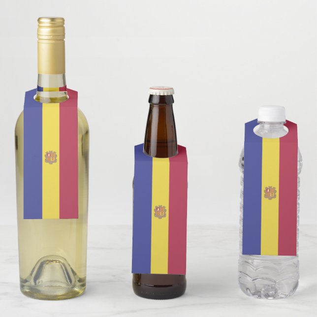 Colgador Para Botellas Bandera de Andorra (In situ)