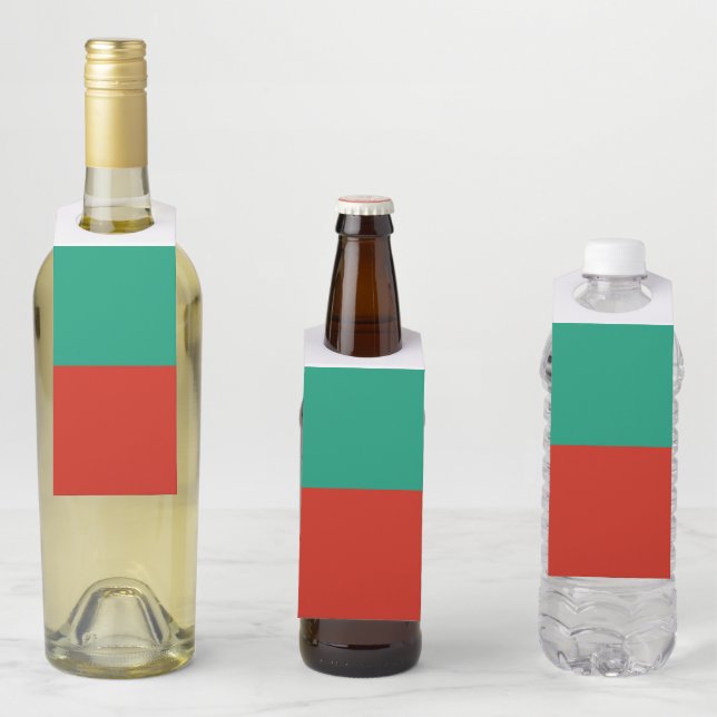 Colgador Para Botellas Bandera de Bulgaria (In situ)