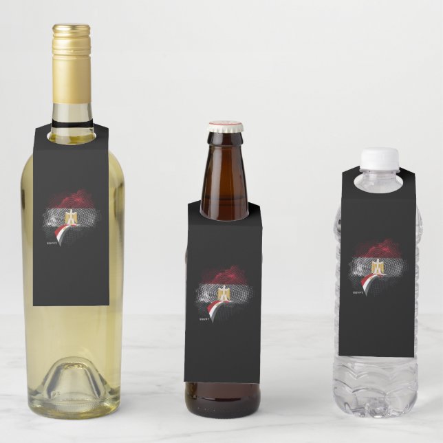 Colgador Para Botellas bandera de Egipto (In situ)