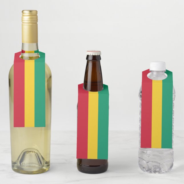 Colgador Para Botellas Bandera de Guinea (In situ)