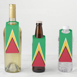 Colgador Para Botellas bandera de Guyana
