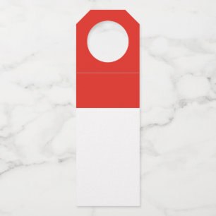 Colgador Para Botellas Bandera de Indonesia