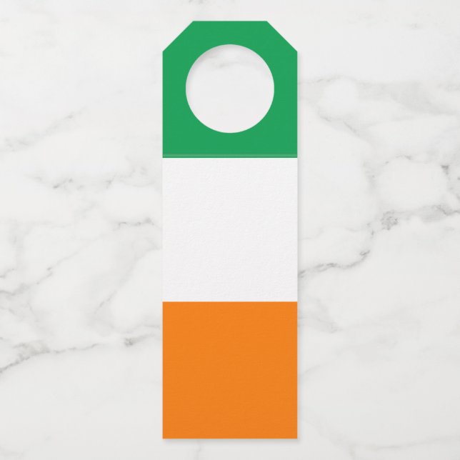 Colgador Para Botellas Bandera de Irlanda (Anverso)