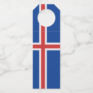 Colgador Para Botellas Bandera de Islandia