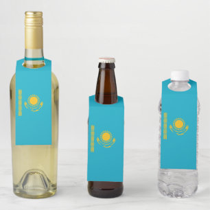 Colgador Para Botellas bandera de Kazajistán