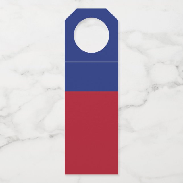 Colgador Para Botellas Bandera de Liechtenstein (Anverso)